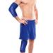 Cool pads for elbows and knees injuries |Tolaccea flexible cooling pack for knees elbows ankles calf arm thighs knee tendon |Immediate pain relief (blue m) blue medium (13 ''-16 '')