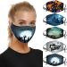 ZLUU 5PCS Halloween Adults Protective Face Mask Personalized Patterns Face Cover Safe Skin Friendly Face Sheild Washable Reusable Adults Washable Halloween Funny Expression Prints Mask Filter Can Be Placed - Buy Online on GoSupps.com