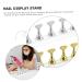 Mobestech Manicure Nail Stand 2 Sets Nail Holder Nail Stand Nail Tip Practice Holder Nail Art Practice Stands s Crystal Display Stand Nail Art Display Rack Acrylic Nail Supplies Manicure 1 - Buy Online on GoSupps.com