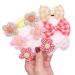 Petunny Cute Flower Hair Clips for Girls - 10Pcs Fully Lined Barrette Accessories for Kids (Random Color) - Buy Online on GoSupps.com