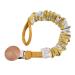 Handmade Baby Pacifier Chain | Teething Clips & Beech Wood Toy for Newborns | Soft Cotton Chewable Pacifiers - M48 - Buy Online on GoSupps.com