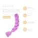 Buy Gairyan Jumbo Braid Extensions - 100g Ombre Synthetic Hair - 60cm Light Purple Afro Braids for Box & Crochet Styles - Buy Online on GoSupps.com