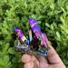 Natural Crystal Natural Quartz Rainbow Titanium Cluster Crystals Stone for Specimen Decor Gift ERBDRGAZ (Size : 15g)