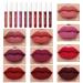 10Pcs Liquid Matte Lipstick Set for Dark Skin Women - Long-Lasting Matte Lipstick Pack - Original 24 Hour Formula - Dark Red Shades - 10 Count - Buy Online on GoSupps.com