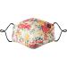 Novotel Face Mouth Cover Reusable Washable Cotton Half Cloth Face Adjustable Ear Loops Orange Flower - Buy Online on GoSupps.com