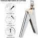 ANKROYU Nail Clippers U Shape Nail Art Clipper Scissors False Nails Scissors Tool Nail Edge Cutter Clipper Manicure Tool for Fingernail Art Salon Manicure - Buy Online on GoSupps.com