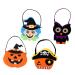 Alipis 4pcs Halloween Candy Bag Halloween Bags Goodie Bag Kids Trick or Treat Handbag Felt Cloth
