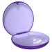 Dnom dose braces box clip box bite can prosthesis box protes container denture box box with aligner removal tool Aligner Chewies store for dentures (purple + purple)