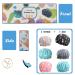 Yang Yao Unicorn Shower Cap Set - Double Layered Elastic Reusable Bathing Hair Cap for Women and Kids - 1 Large and 5 Normal Sized Shower Caps - Buy Online on GoSupps.com