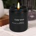 Scented Cedar Candle 7oz - 45 Hour Burn | Perfect Gifts for Women & Men | Spring Soy Candles in Black Jar | Reusable Candle Gift - Buy Online on GoSupps.com