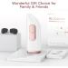 IPL Hair Removal Device with Ice Function | Unlimited Flash & 3 Modes | Effective Laser for Body Face Armpits & Bikini - A-Rosa White - Buy Online on GoSupps.com