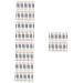 Beavorty Blush Brush 120 pcs Halloween Portable Red Skin-friendly Cosmetic Brush Sponge Eyeshadow 7.5x1x0.5cmx5pcs Beige Khaki X5pcs