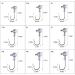 Goture 50-Piece Jig Head Fishing Hook Set - Sharp Rubber Fish Hooks for Carp & Jigs Multiple Weights Available - Buy Online on GoSupps.com