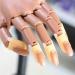 Kyerivs 200 Pcs Brown Acrylic False Nails Tips for Hand Practice | Removable Training Manicure Tools & Accessories - Buy Online on GoSupps.com