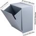 XUEZOIOY Bathroom Organizer - Gray Plastic Pad & Tampon Storage Container for Women | 24x20.3x12.5 cm | International Shipping - Buy Online on GoSupps.com