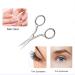 Eyebrow Scissors Premium Manicure Scissors Multi-Purpose Stainless Steel Cuticle Pedicure Beauty Grooming Kit for Nail Eyebrow Eyelash Dry Skin Curved Blade - Buy Online on GoSupps.com