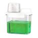Laundry Powder Detergent Container Fabric Softener Dispenser with Handle measuring cup to protect against moisture Reusable (S)