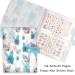 144 Slots Butterfly Nail Art Sticker Storage Book - Nail Stickers Display Album - Buy Online on GoSupps.com