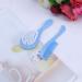 FOMIYES Newborn Hair Brush and Comb Set for Cradle Cap - Blue - Safety Care Kit for Infant Hair - Cosmetology Essentials - Buy Online on GoSupps.com