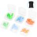 Nnrly 6 Packs Reusable Silicone Ear Plugs Waterproof Hypoallergenic Noise Reduction Earplugs for Hearing Protection Suitable for Sleeping Snoring Swimming Concerts with Storage Bags