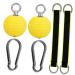 JECOMPRIS 1 set of grip training ball strap pull up climbing up fitness accessories arm strength fitness balls forearm strengthening neutral gymnasium ball fitness kit trainer powerball puu