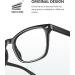Cyxus Blue Light Filter Glasses - Anti-Blue Light for Laptops Tablets & Smartphones - Classic 00-Black - Non-Prescription - Buy Online on GoSupps.com