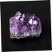 FOMIYES 2pcs Natural Crystal Cluster Decor Natural Gemstone Specimen Desktop Crystal Ornament Crystal Stone Purple Medium - Buy Online on GoSupps.com