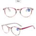 Vevesmundo Anti Blue Light Reading Glasses for Women - Vintage Floral Design +1.0 to +4.0 Set of 2 (Purple & Pink) - Blue Light Filter Glasses for Eye Protection - Buy Online on GoSupps.com
