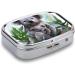 Koala Painting Small Pill Box - Metal Organizer with Lock | Portable Mini Medicine Box for Daily Vitamins | Travel-Friendly Storage for Purse & Pocket - Buy Online on GoSupps.com