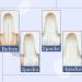 RUNATURE Real Human Hair Nano Extensions - Blonde Highlight Ash Brown 16 Inch 50g A-Nano #8P60 - Buy Online on GoSupps.com