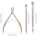 Colorful Cuticle Trimmer Cuticle Nippers with Cuticle Pusher Cuticle Cutter Nail Cuticle Nipper Clipper Durable Dead Skin Clipper Manicure Pedicure Tools - Buy Online on GoSupps.com