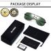 Joopin Polarised Al-Mg Metal Sunglasses | UV Protection for Men & Women | Double Bridge Aviation Design | Ideal for Driving | Black Frame G15 Lens - Buy Online on GoSupps.com