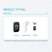 Rechargeable Pulse Oximeter Fingertip - Accurate Blood Oxygen Saturation Monitor for Sports | Fast SpO2 Reading (White - Buy Online on GoSupps.com
