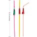 ALINK 50 Umbrella Parasol Drinking Straws - Hawaiian Luau Party Decor Supplies - Buy Online on GoSupps.com