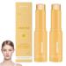 JIAOY Vitamin C serum stick brightening vitamin C serum stick brightening and puffiness-reducing eye contour balm moisturizing face and body balm evens skin tone (2PCS)