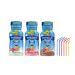 PediaSure Immune Support Kids Protein Shake Vanilla, Strawberry and Chocolate Flavors, 8 Fl Oz 6 Pack