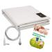 Grounding Sheet with US Ground Connection Cord Grounding Bed Sheet for Better Sleeping Silver Fiber Conductive Sheets for Natural Health (60 * 80 Inch)