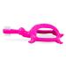Wellsamed 1 piece baby toothbrush turtle pink for a gentle cleaning of the first milk teeth
