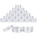 Beauticom 3G/3ML Round Clear Jars with Screw Cap Lids - 25 Pack Clear Containers for Beads, Gems, Glitter, and Charms - BPA Free - Buy Online on GoSupps.com