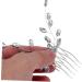 Angoily Small Side Comb Tiara Hair Accessories Hair Comb Hair Side Comb Rhinestone Hair Decoration Bride Wedding Rhinestones Grab The Drill - Buy Online on GoSupps.com