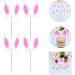 TOYANDONA 30pcs Rabbit Ears Plug Easter Cupcake Pick Cake Toothpicks Birthday Cake Supplies Birthday Cake Topper Bunny Ear Cake Toppers Dessert Toothpicks Happy Wood Baby Party Supplies Food - Buy Online on GoSupps.com