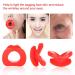 GOTOTOP Silicone Face Lifting Lip Exerciser - Anti Wrinkle Mouth Muscle Tightener Tool (Red) for Youthful Skin - Buy Online on GoSupps.com
