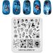 KADS Halloween Nail Art Stamping Kit - Pumpkin Ghost Skull Bat Image Plates (HA007) - Buy Online on GoSupps.com