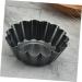 OUNONA 6pcs Cake Mold Wrought Iron Pastry Small Cake 6.5x6.5x2.2cm Black - Buy Online on GoSupps.com