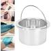 Buy Portable Aluminum Wax Warmer Replacement Pot | Quick Heating 100mm Wax Bowl for Hair Removal - Buy Online on GoSupps.com