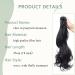 Curly Wavy 18 Inch Synthetic Claw On Ponytail Extension Natural Black - Buy Online on GoSupps.com