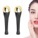 ZJchao Eye Massage Stick 2pcs Eye Cream Applicator Spatula Metal Face Massage Tool Stick Applicator Wand Sticks Eye Cream Massage Sticks Cosmetics Spoon Massager for Dark Circle Puffiness Reduction