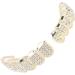 Hip Hop False Teeth Hip Hop Teeth Decoration Teeth Protection Fashionable for Men for Women for Hip Hop Fashion Shows for Birthday for Halloween Party(gold) - Buy Online on GoSupps.com