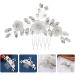 Beaupretty Floral Hair Comb Hair Toppers Wedding Hair Accessories Bridal Hair Accessories Hair Accessories for Wedding Rhinestone Hair Accessories Flower Hair Accessories Comb Bride Metal - Buy Online on GoSupps.com