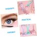 Housoutil 4pcs Eyelash Winged Comb Professional Tips Bowl Cosmetic Wear-resistant Protection Women Shape Up 15X5.7CMx4pcs Pinkx4pcs - Buy Online on GoSupps.com